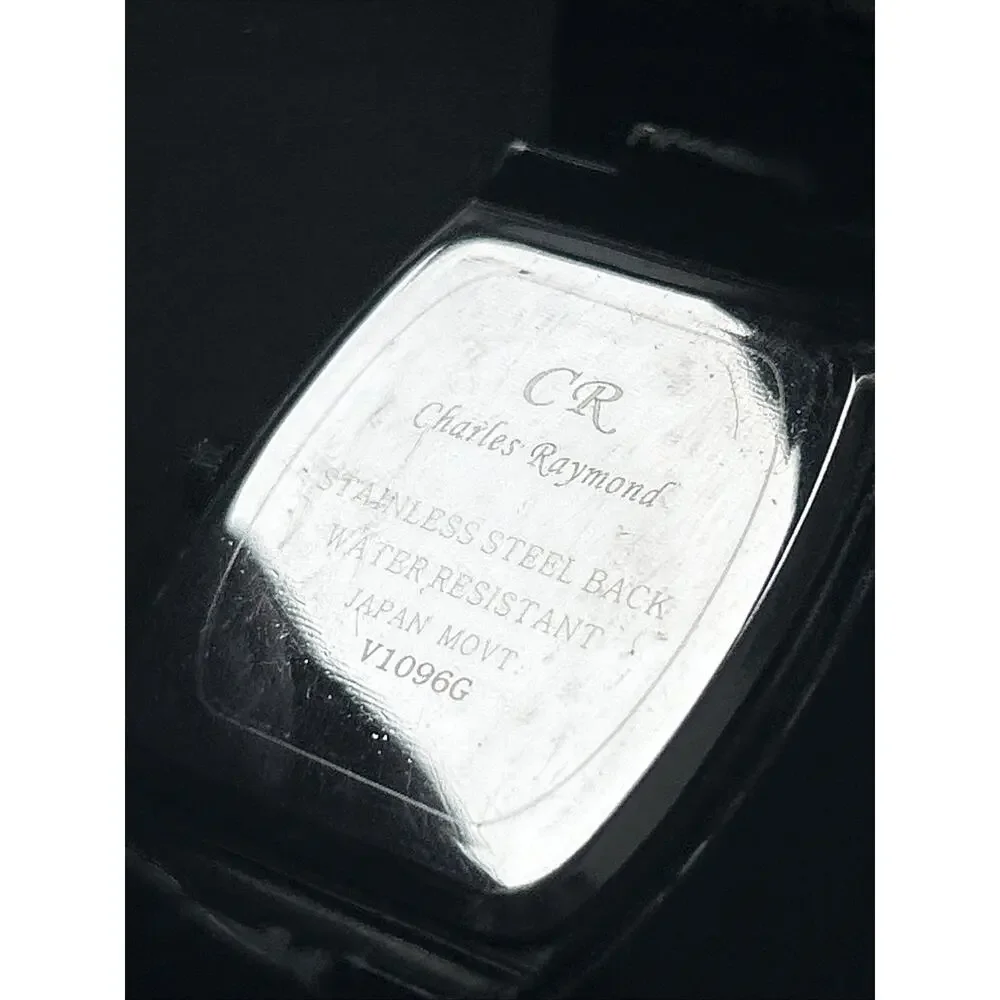 Charles Raymond Black Dial Case And Band Quartz Watch